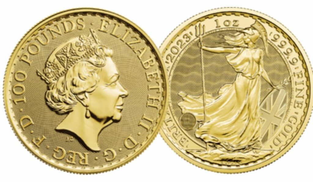 British Gold Britannia Coins