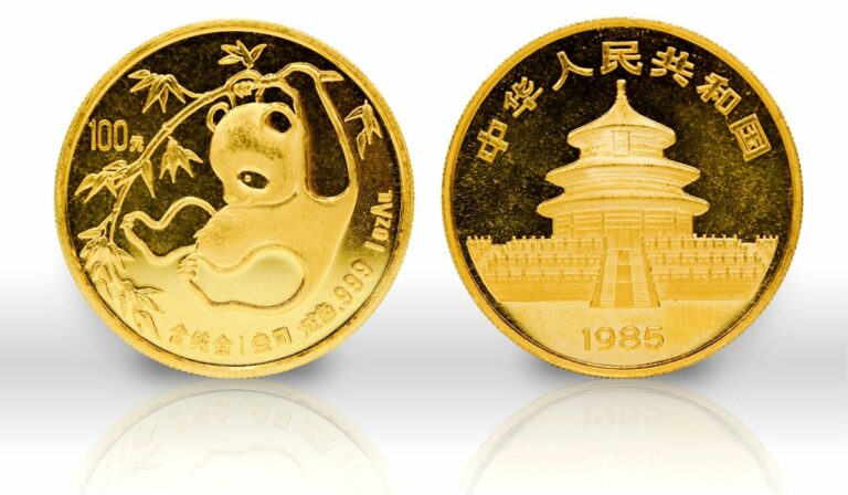 100 Yuan Chinese Panda Gold Coins