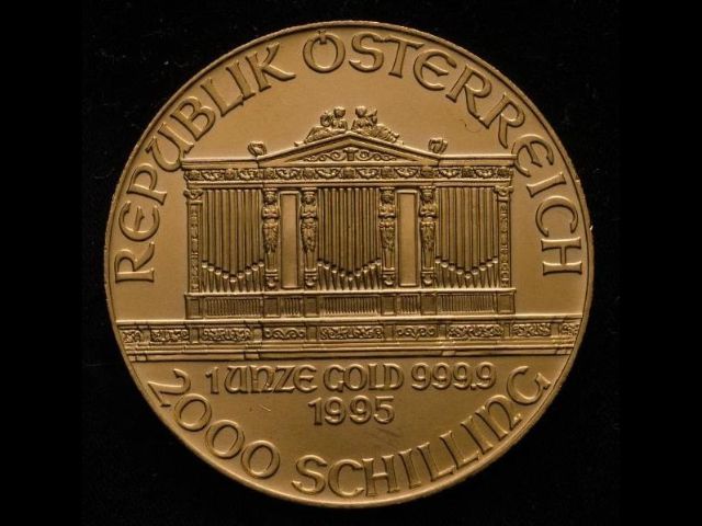 2000 Shilling Austrian Philharmonic 1 oz. Gold Coin