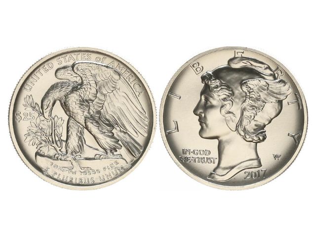 American Palladium Eagles​ front and back view
