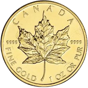 Canadian Maple Leaf Coin - 1 oz. .9999 Fine Gold